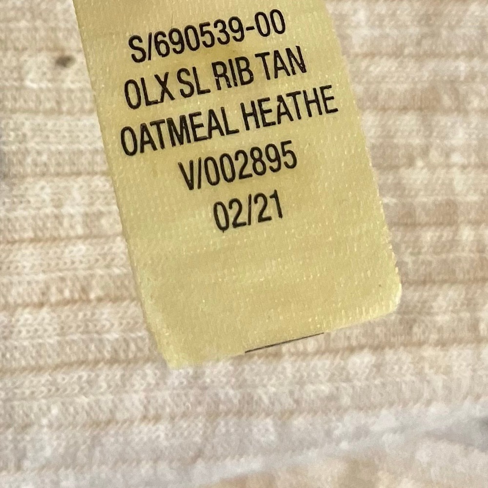 Old Navy Fitted Sleeveless Rib-Knit Midi Tank Sweater Dress Heather Oatmeal (M) - Picture 9 of 10